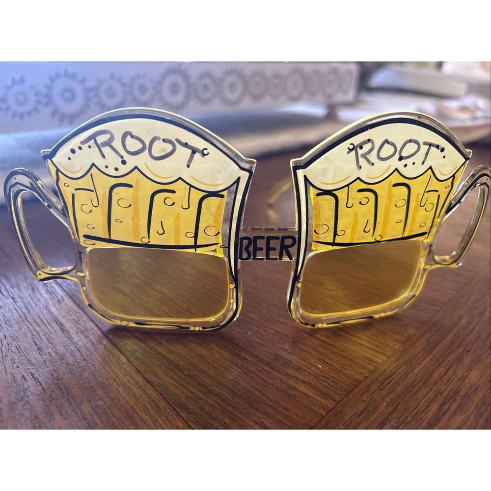 Vintage Rootbeer Novelty Sunglasses Made In Taiwan